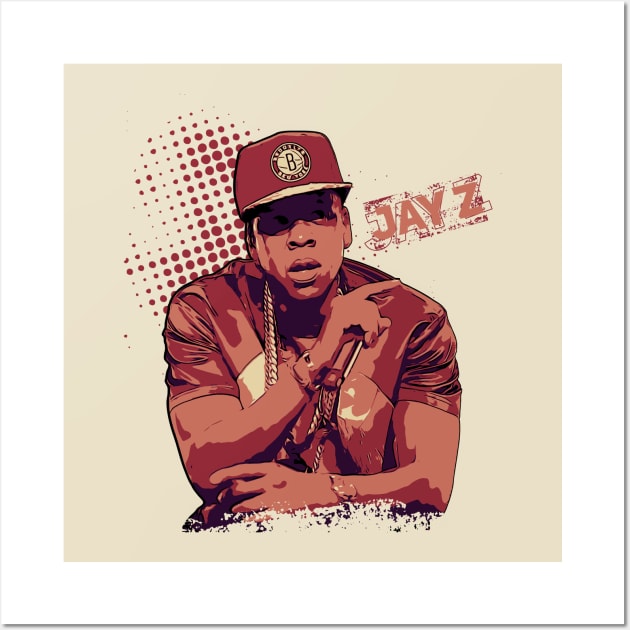 Jay Z | Rapper | Old School Wall Art by Degiab